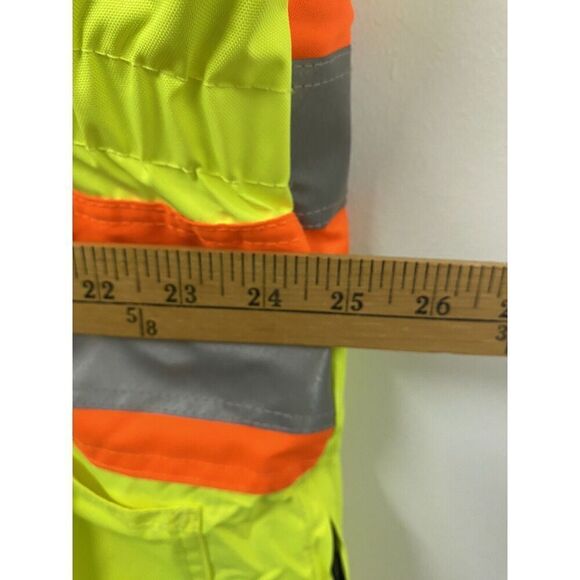 Tough Duck S79821 3X Hi-Vis Safety Insulated Overalls Florescent Yellow - Picture 16 of 16